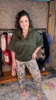 Camo Wide Leg Utility Pants
