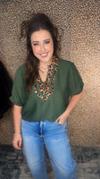 Wildly Olive Top
