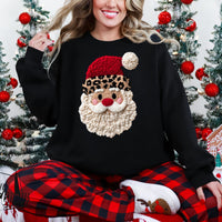 Santa Faux Yarn Sweatshirt