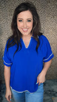 Charleston Blue- Top
