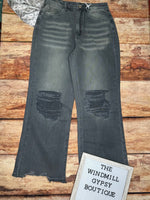 Raw Edge Rebel Jeans - Ash Black
