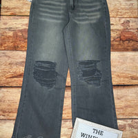 Raw Edge Rebel Jeans - Ash Black