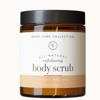 Exfoliating body scrub Orange + ylang ylang
