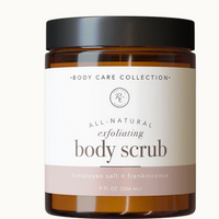 Exfloiating body scrub Himalayan salt + franincense