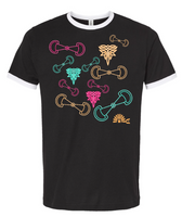 Neon Bit Ringer Graphic Tee
