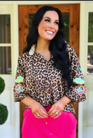 The Wildflower Leopard Top
