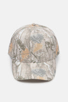 Woods print camo 5 Panel Trucker Hat: Camo
