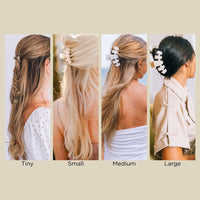 Classic Hair Clip | Large | Almond Beige
