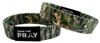 Tap To Pray Wristbands  Forest Camo / Tree Bark Camo
