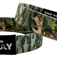 Tap To Pray Wristbands  Forest Camo / Tree Bark Camo