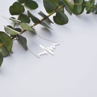 Nurse Appreciation Gift, Nurse Necklace, Heartbeat Necklace, Nurse Thank You Gift, Gift for Nurse, Nurse Jewelry, Nurse Gift, Thank You Gift: Rose gold
