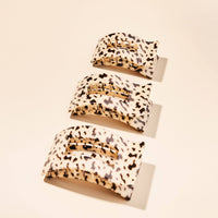 Blonde Tortoise | Large | Flat Rectangle Hair Clip
