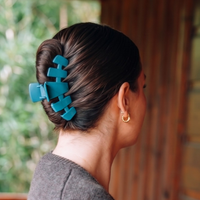 Classic | Teal With It | Large | Claw Clip
