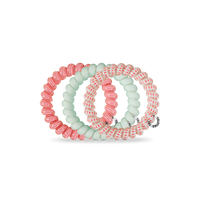 Spiral Hair Coil | Large | Calming Coral
