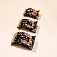 Tortoise | Small | Flat Rectangle Hair Clip

