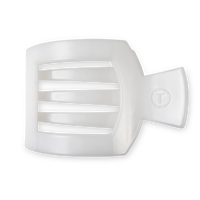 Square Flat Hair Clip | Large | Coconut White
