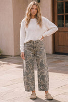 Camo Wide Leg Utility Pants
