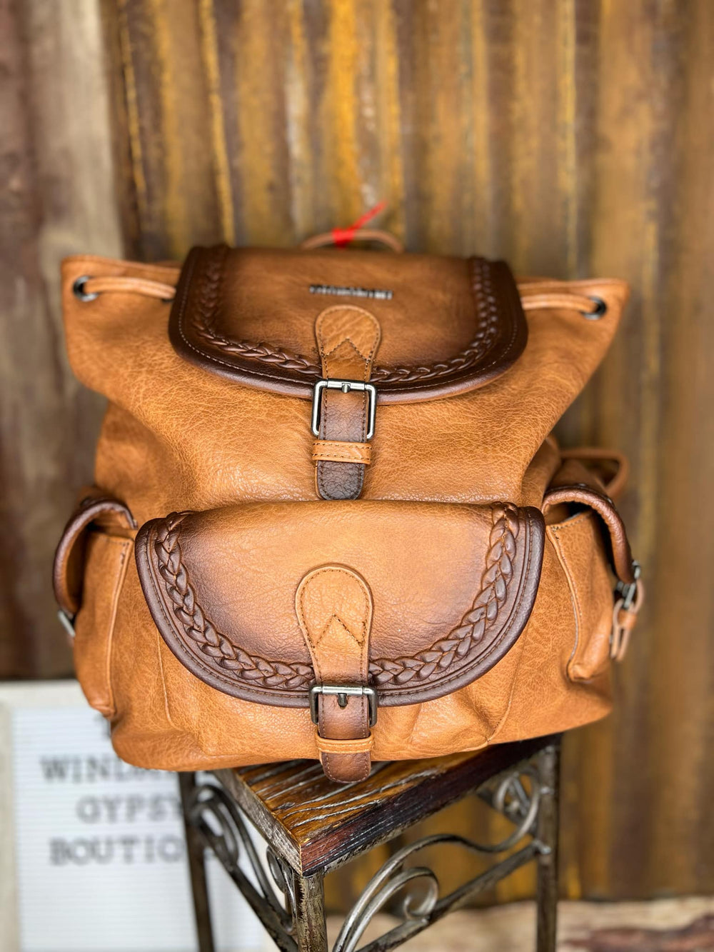 Backroads & Buckles Western Backpack