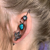 Turquoise Western Ear Cuff