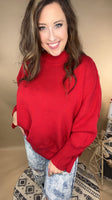 Laila's Dreaming Oversized Sweater- Ruby
