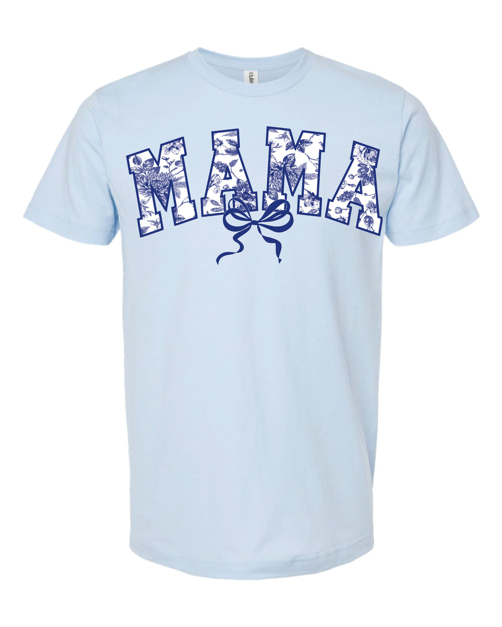Mama Blue Toile Graphic Tee