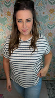 Denim & Bounce Striped Top
