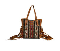 Mojave Paisley Fringed Tote Bag
