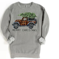 Merry Christmas Leopard Jeep Preorder
