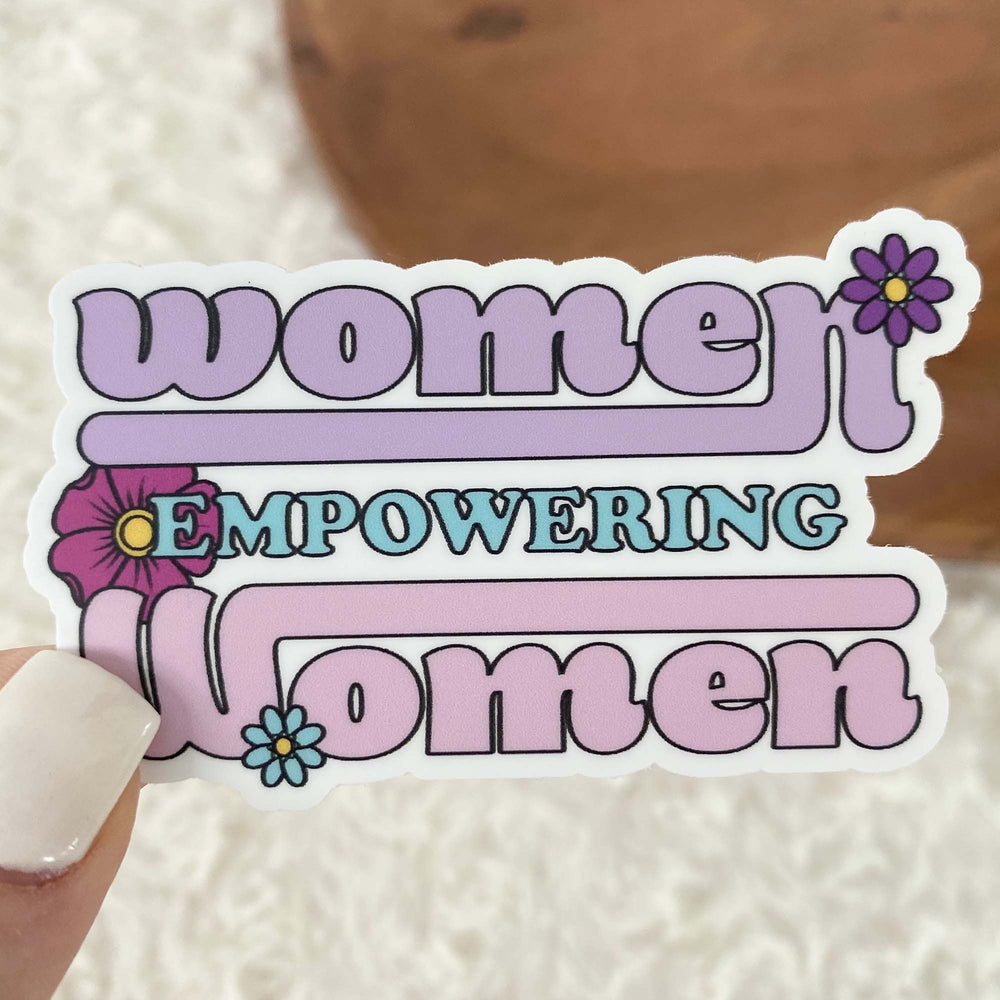 Women Empowering Women Floral Sticker