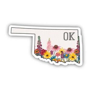 Oklahoma Painterly Pattern Sticker