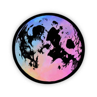 Multicolor Moon Sticker