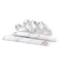 Satin Heatless Pillow Rollers 6pc- Soft Marble
