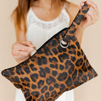 Amber Cheetah Trendy Clutch