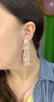 Mama Beaded Dangle Earrings
