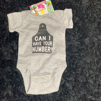 Can I Have Your Number? Kids Western Tee