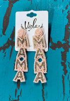 Mama Beaded Dangle Earrings
