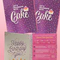 Happy Birthday Card - Purple - Vanilla Confetti