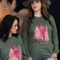 Merry And Bright Long Sleeve Graphic Tee