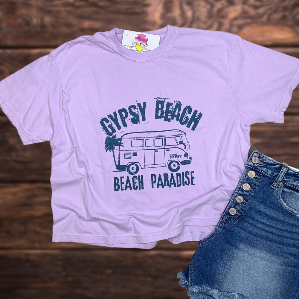 Gypsy Beach - Beach Paradise Crop Graphic Tee