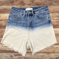 Becky High Rise Two Tone Shorts
