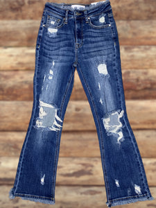 Ember Distressed Straight Leg Jeans