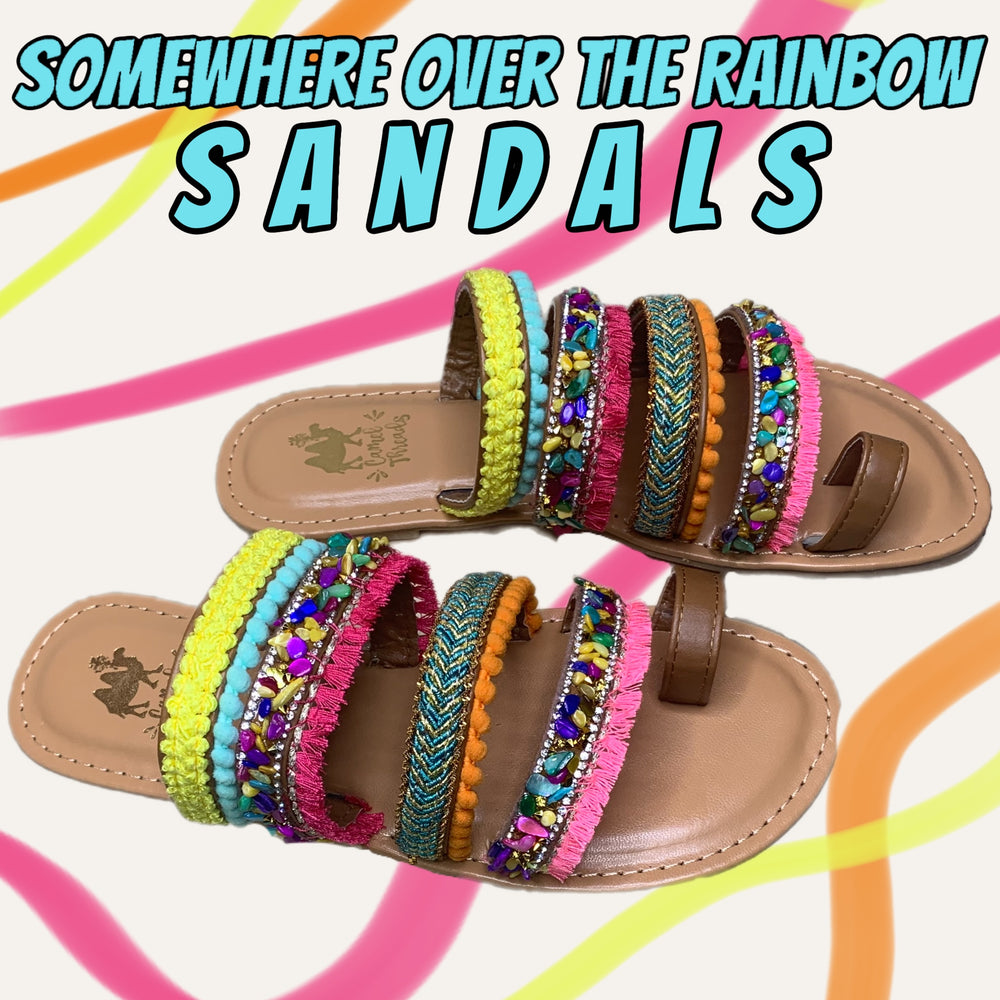 Somewhere Over The Rainbow Sandals