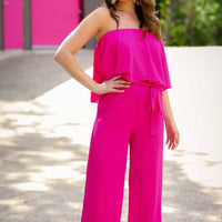 Catalina Pocketed Ruffle Jumpsuit